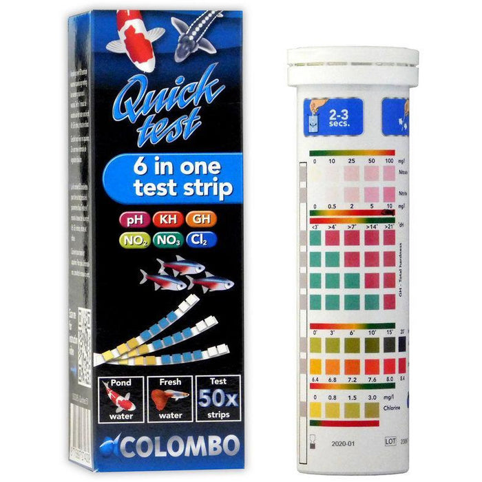 Colombo Quicktest 6 in 1 Teststrips