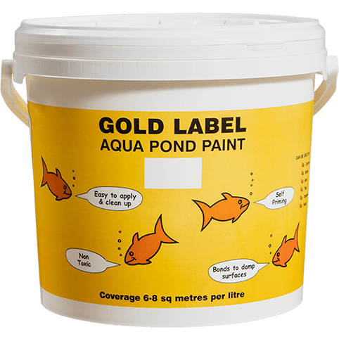 Gold Label Pond Paint Black 2.5L